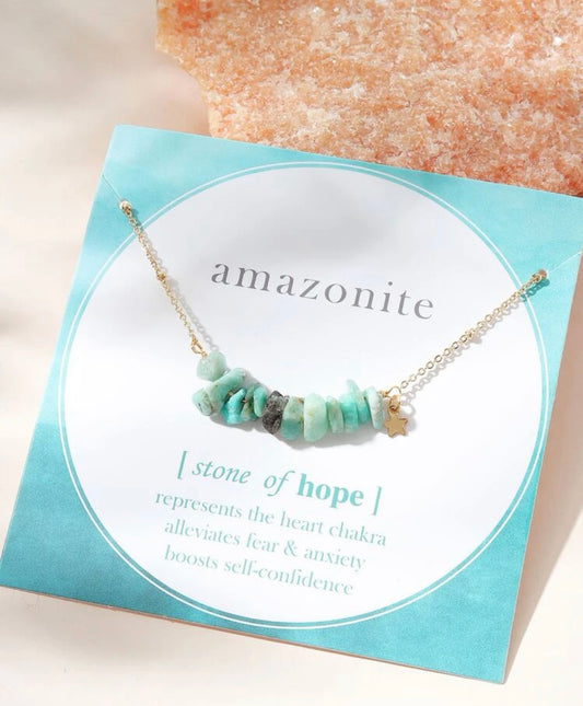 Amazonite necklace