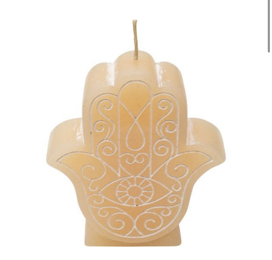 Sacred Symbol Candle - Fatima Hand