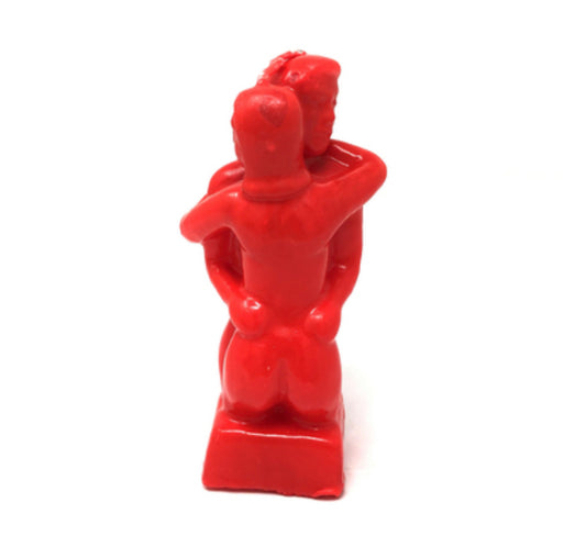 Red Erotic Couple Candles