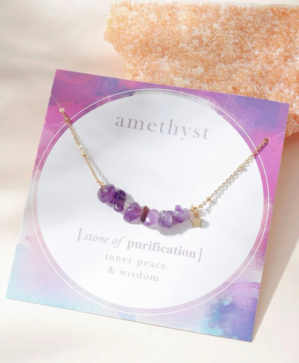 Amethyst necklace