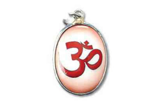 Om Symbol Enamel Pendant