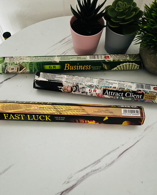 3 bundle pack money drawing incense