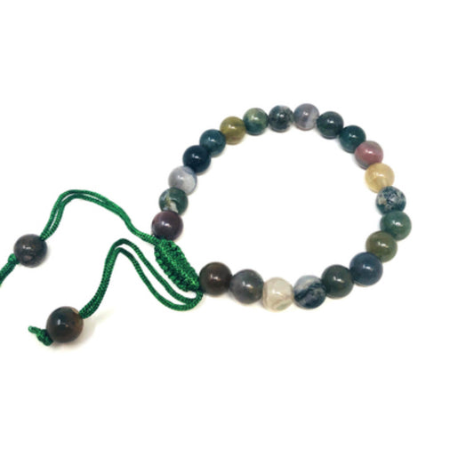 Indian agate thread bracelet