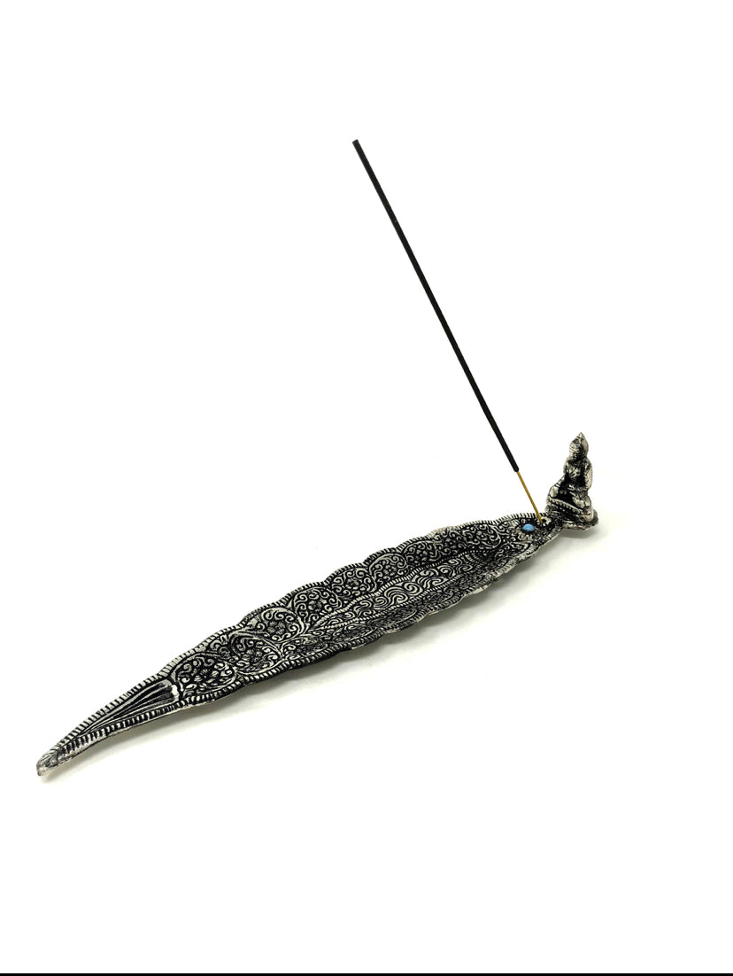 Leaf Buddha incense holder