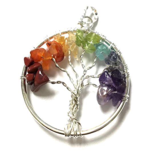 Pendant Tree Of Life 7 Chakras