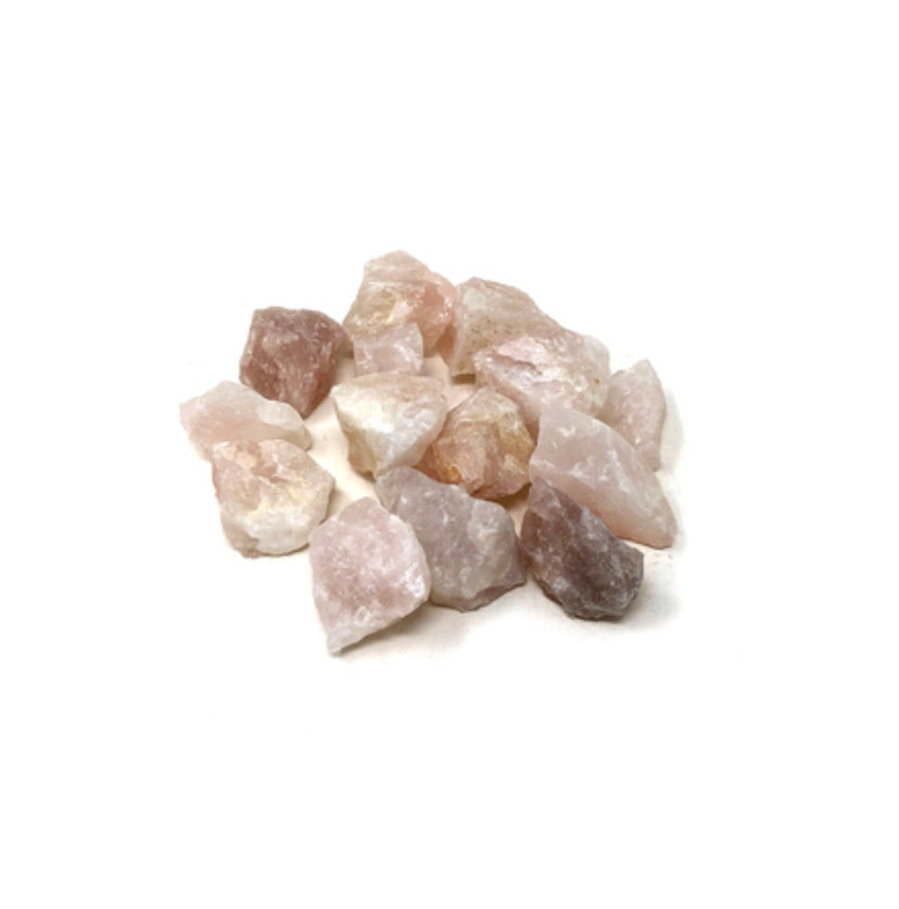 Tumbled Pebbles Stone Agate Rose Quartz Rough (3/4"-1.5")