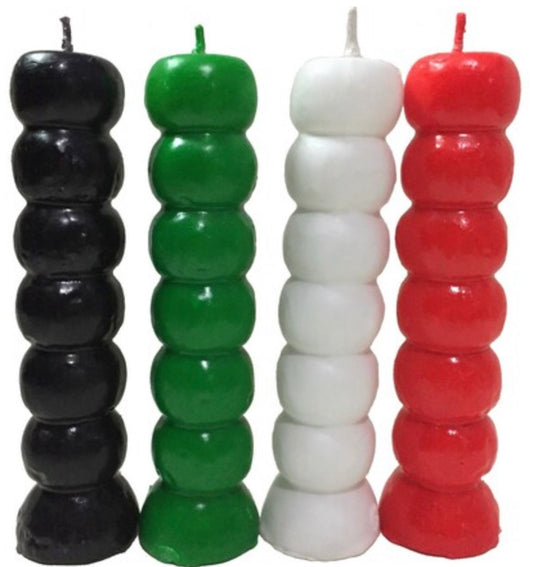 7 knob candles(Assorted colors)